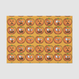 Halloween Pumpkins Tissue Paper Seidenpapier