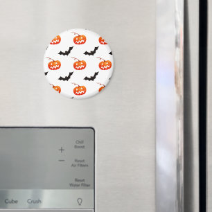 Halloween Pumpkins und Fledermäuse, Trick oder Tre Magnet