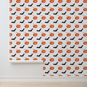 Halloween Pumpkins und Fledermäuse, Trick oder Tre Tapete