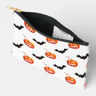 Halloween Pumpkins und Fledermäuse, Trick oder Tre Zubehörtasche