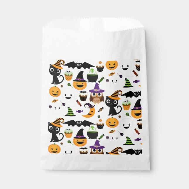Halloween Pumpkins und mehr Geschenktütchen (Vorderseite)