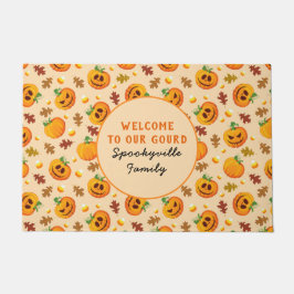 Halloween Pumpkins Willkommen bei unserem Gourmet- Fußmatte