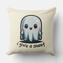 Halloween Pun - ich gebe ein Blatt Kissen