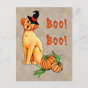 Halloween Puppy Dog Postkarte