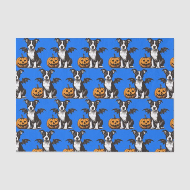 Halloween Puppy Seidenpapier (Vorderseite)