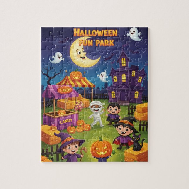Halloween Puzzle für Kinder - 110 Piece Jigsaw (Vertikal)