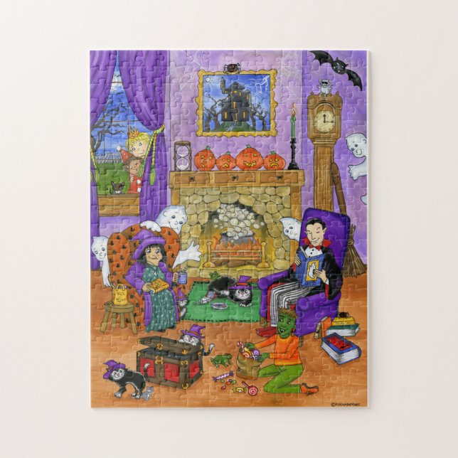 Halloween-Puzzle Puzzle (Vertikal)