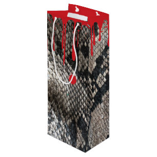 Halloween-Pythonschlange Haut - Gruselig triefend Geschenktüte Für Weinflaschen