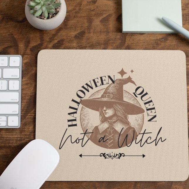 Halloween Queen, keine Hexe Mousepad (Halloween Queen, Not a Witch Mousepad Cover from The Beekeeper Store)