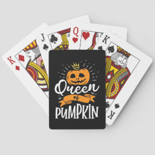 Halloween Queen of Pumpkin Spielkarten