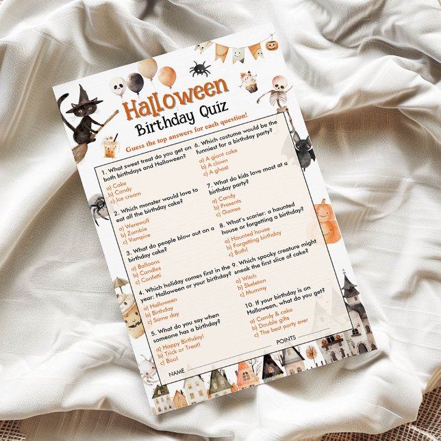 Halloween-Quiz für Kinder (Von Creator hochgeladen)