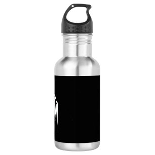 Halloween-Raben-Grabstein-Silhouette-Design Edelstahlflasche