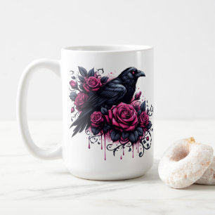 Halloween-Raben-Kaffeetasse Kaffeetasse