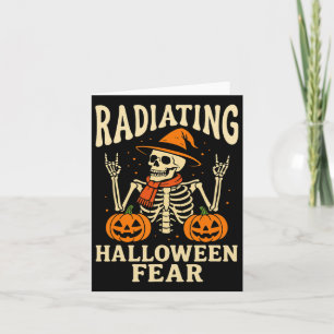 Halloween Radiologie-Krankenschwester Karte