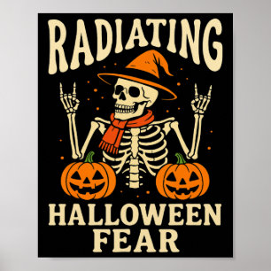 Halloween Radiologie Krankenschwester Poster
