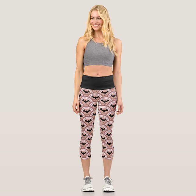 Halloween Rainbow Capri Leggings (Vorderseite)