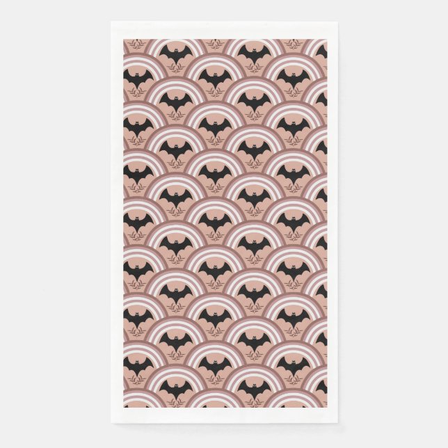 Halloween Rainbow Serviette (Vorderseite)