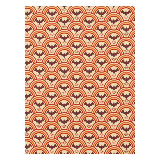 Halloween Rainbow Tischdecke (Vorderseite)