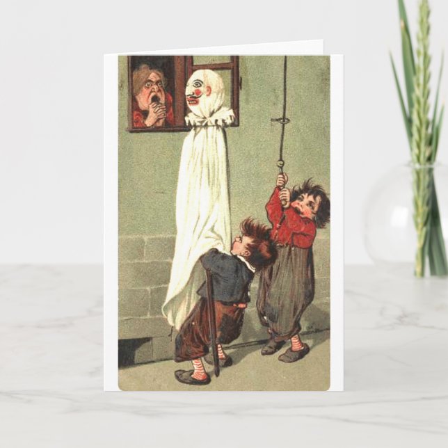 Halloween-Rang Karte (Vorderseite)