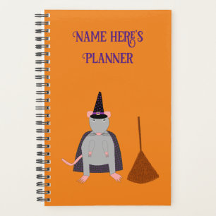 Halloween Rat und Broom Custom Planer