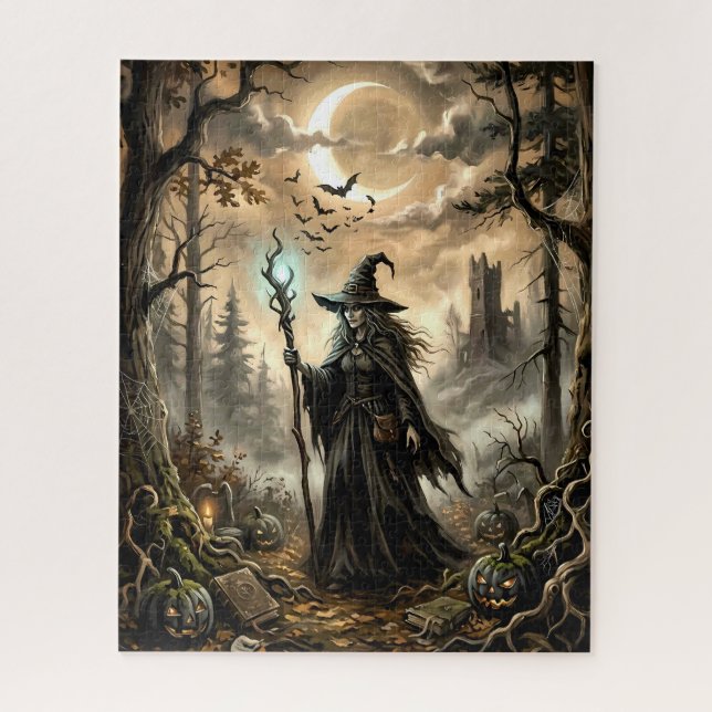 Halloween-Rätsel Puzzle (Vertikal)