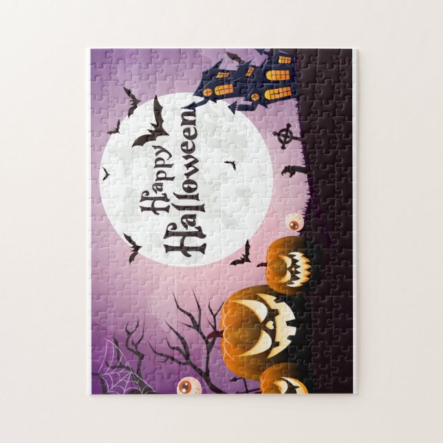 Halloween-Rätsel Puzzle (Vertikal)