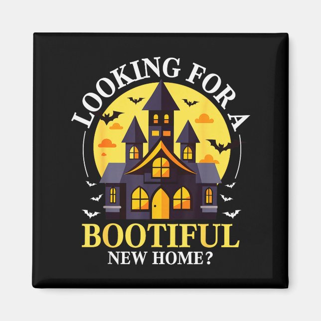 Halloween Real Estate Agent Funny Realtor Bootiful Magnet (Vorne)