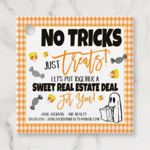 Halloween Realtor-Geschenkmarke Geschenkanhänger