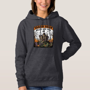 Halloween-Rechnungseintreiber-Hexenbesen-Bruch-Des Hoodie