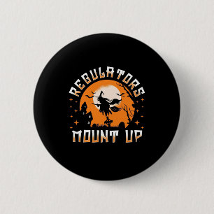 Halloween-Regulierer treiben auf Button