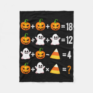 Halloween-Reihenfolge der Operationen Mathe Hallow Fleecedecke
