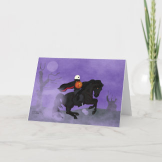 Halloween-Reiter-Karte Karte