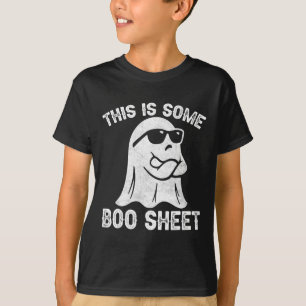 Halloween Retro Boo Ghost Dies ist ein Bootblatt T-Shirt
