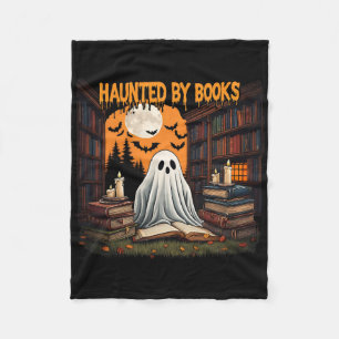 Halloween Retro Bookch Hexe Boo Ghost Spuk Bo Fleecedecke