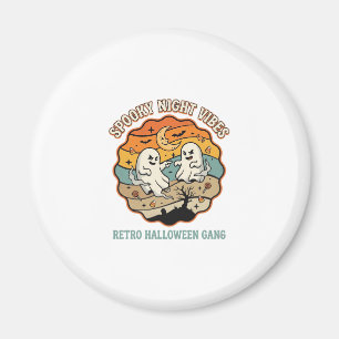 Halloween Retro-Geister-Nacht Magnet