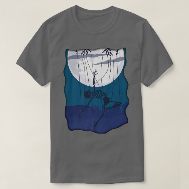 Halloween Retro Grafik Halloween Kostümtrick oder T-Shirt (Design vorne)