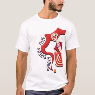 Halloween Retro Gruseliger Clown Bunter Lustiger Z T-Shirt