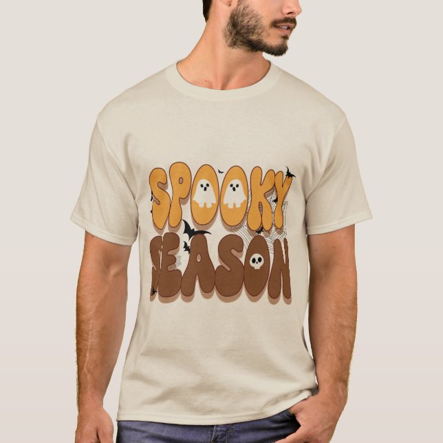 Halloween Retro Vibes | Spooky Season T-Shirt (Vorderseite)