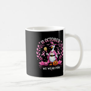Halloween Ribbon im Oktober Weber rosa Gänsebrust Kaffeetasse