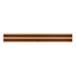 Halloween Ribbon Orange und Schwarz Streifen Band Ripsband