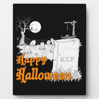 Halloween-RIP Fotoplatte
