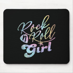 Halloween Rock'n'Roll Girl Retro Kostüme Gefärbte Mousepad