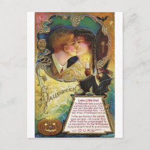 Halloween Romance Postkarte