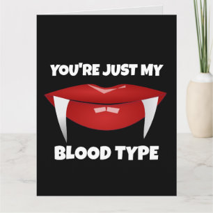 HALLOWEEN ROMANTISCHE VAMPIRESS FUNNY GREETCARD KARTE