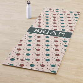 Halloween Rot Minimalmuster Yogamatte