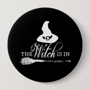 Halloween Rot und Weiß Button Button Abzeichen