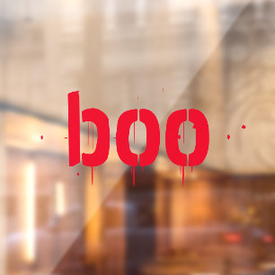 Halloween rotes blutiges, beängstigendes, sprichwö fensteraufkleber