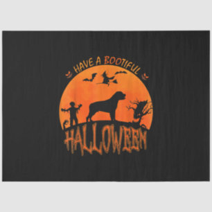 Halloween Rottweiler Hund Funny Beängstigend Costu Seidenpapier