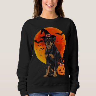 Halloween Rottweiler Kürbislaterne Pumpkin Sweatshirt