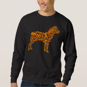 Halloween Rottweiler Lover Pumpkin Kürbislaterne Sweatshirt